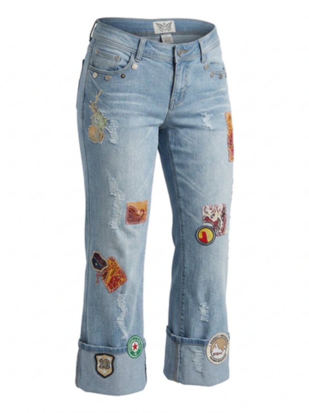 Ane Women’s Jeans Patches Sz 6